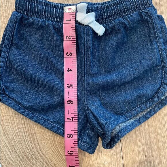 Garanimals Toddler Girls’ Dark Wash Denim Shorts Size 2T - Picture 6 of 7